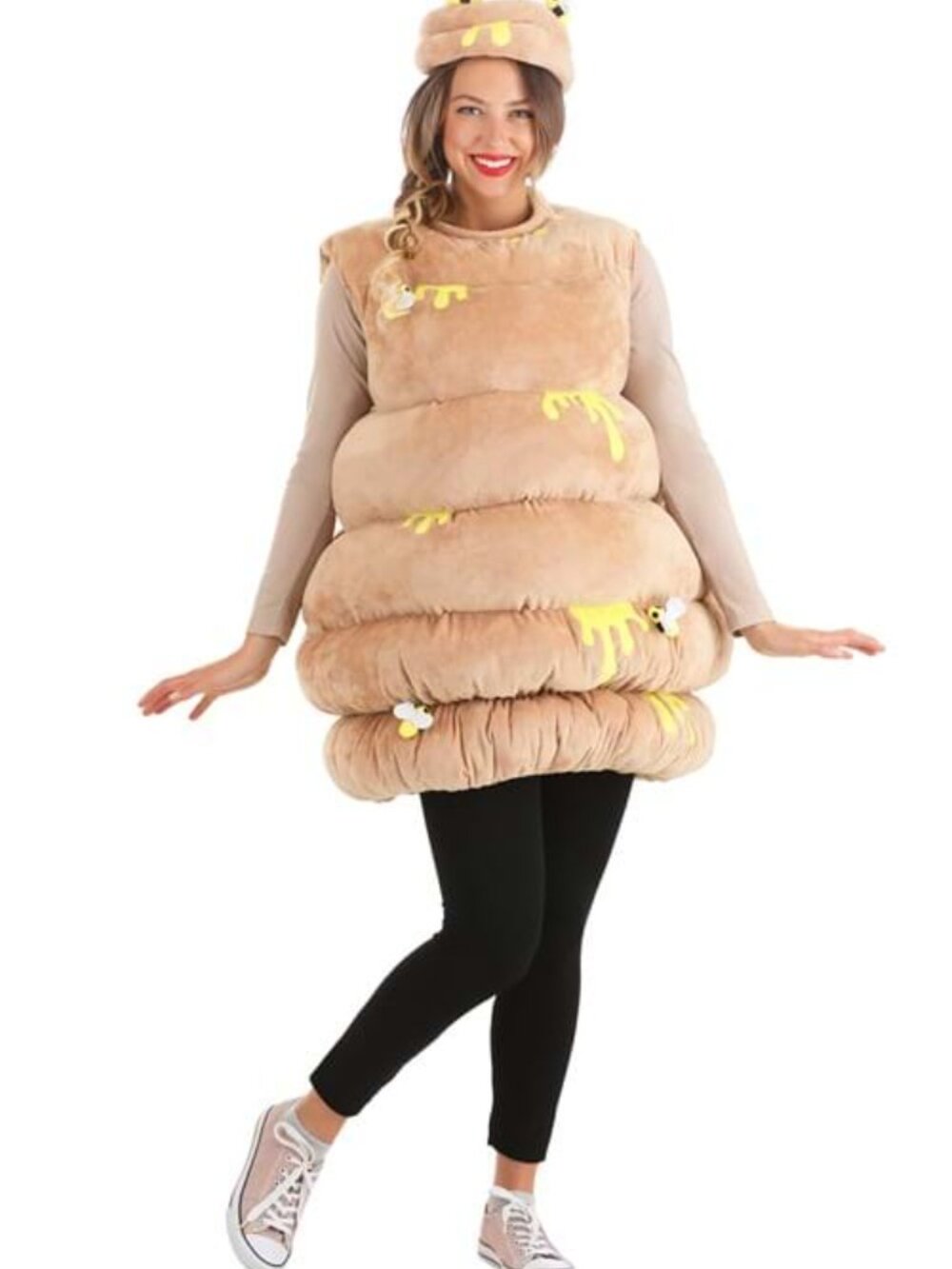 Halloween Womens Large Bustling Beehive Adult Costume